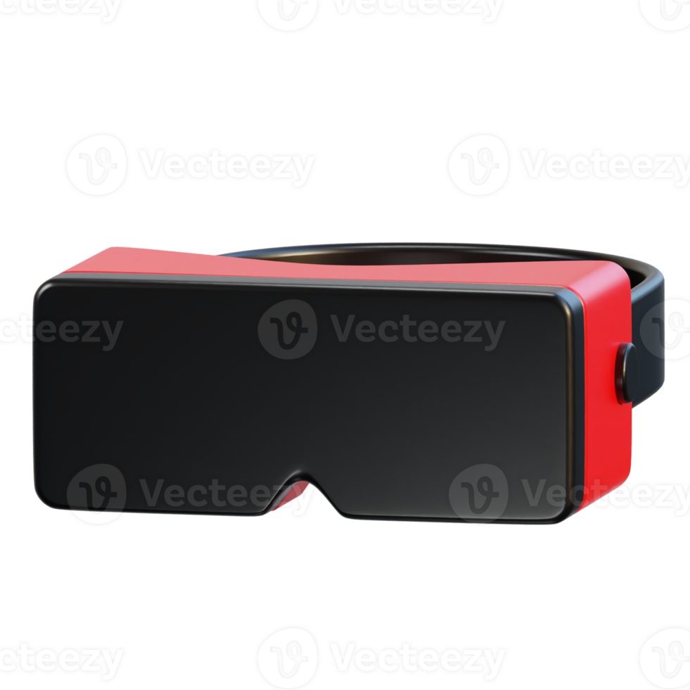 3d virtual reality vr headset icon isolated 3d render illustration png
