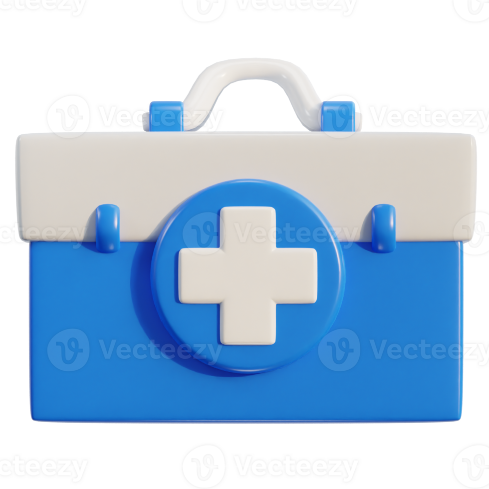 First aid kit emergency box medical help suitcase icon png