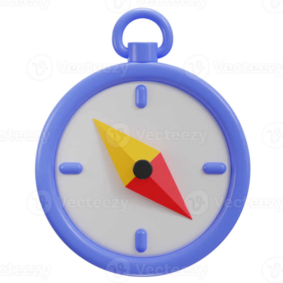 3d compass navigation icon png