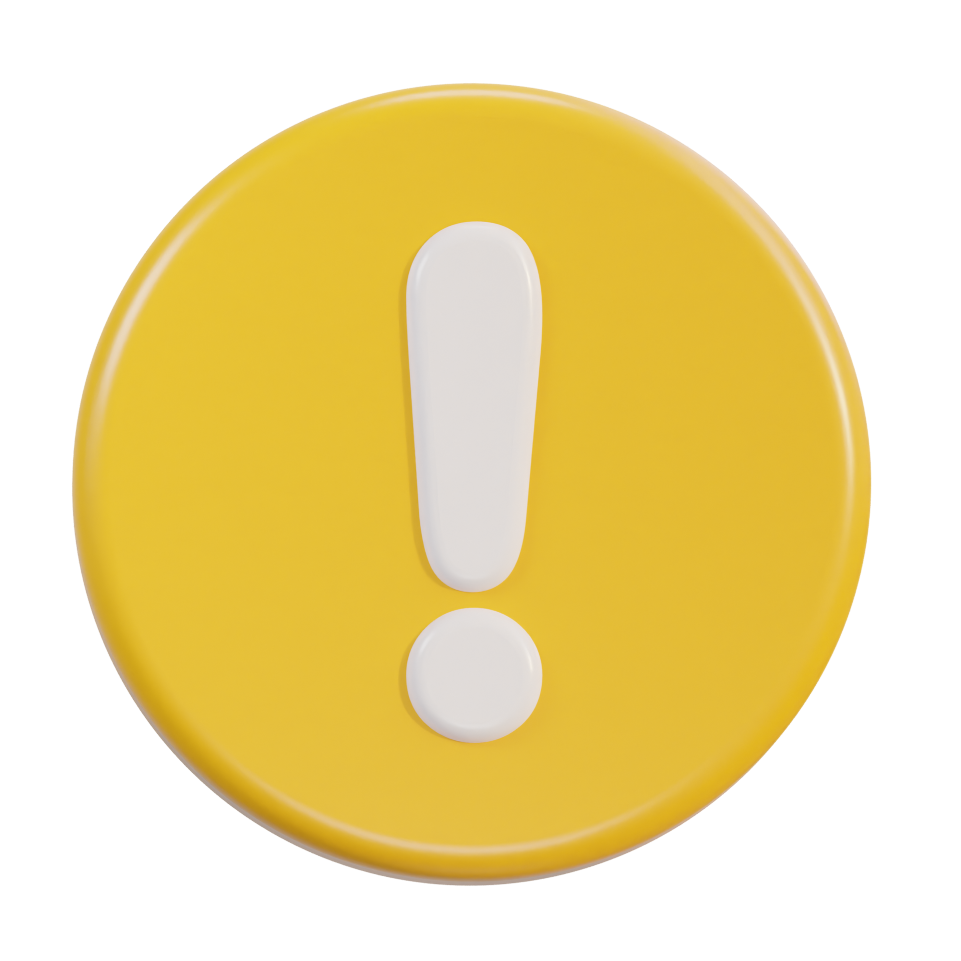 3d warning or danger risk message alert problem icon 28149231 PNG