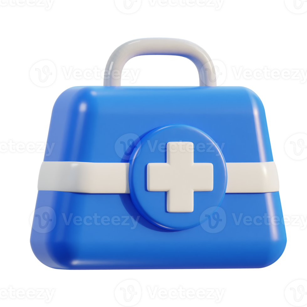 First aid kit emergency box medical help suitcase icon png