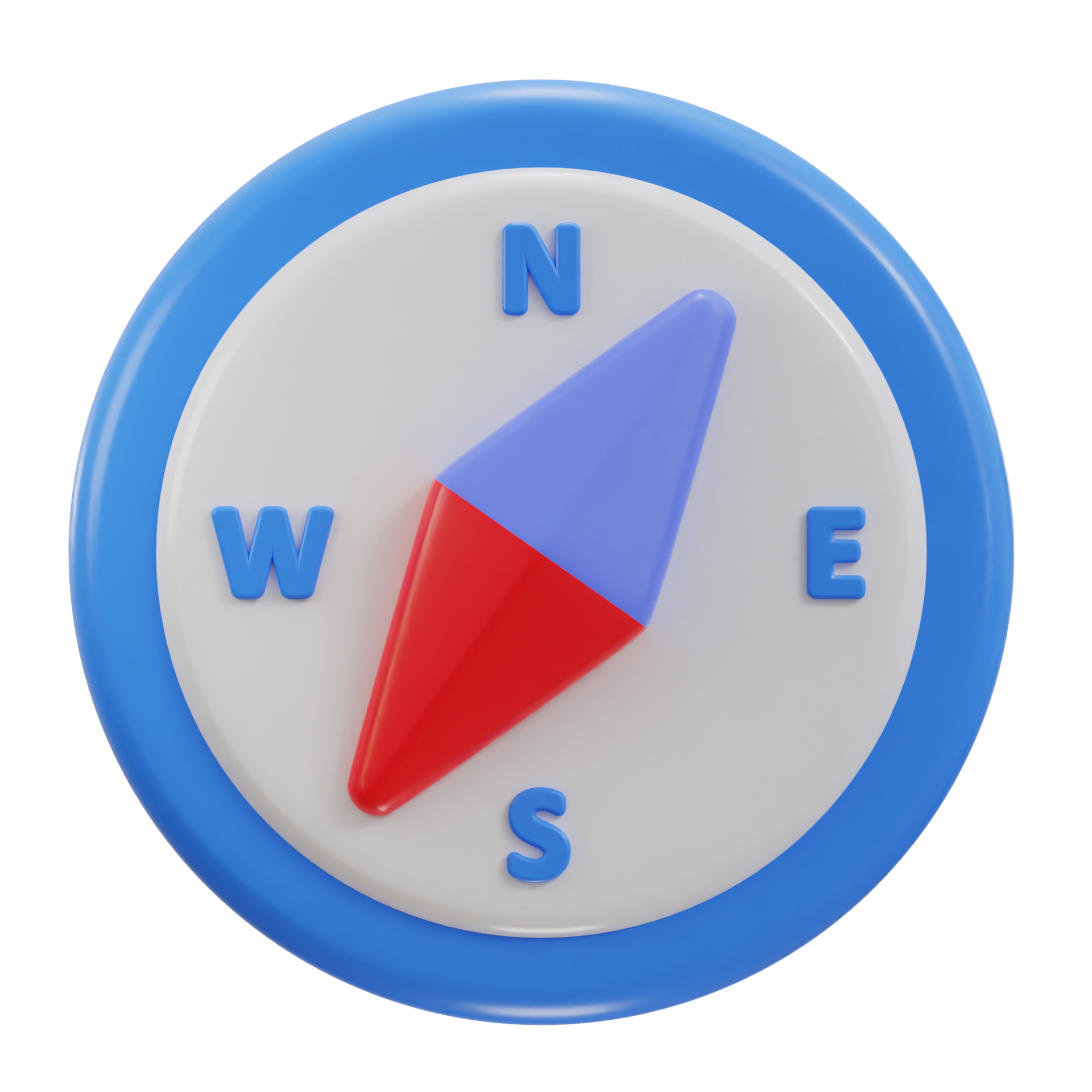 3d compass navigation icon 28149246 PNG