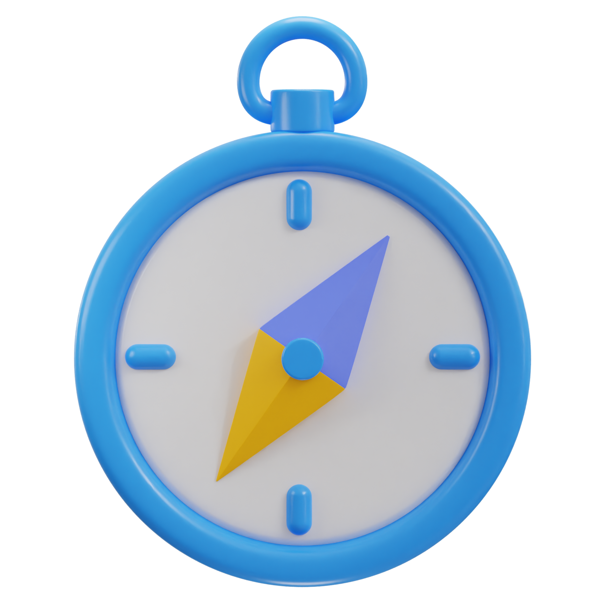 3d compass navigation icon 28149261 PNG