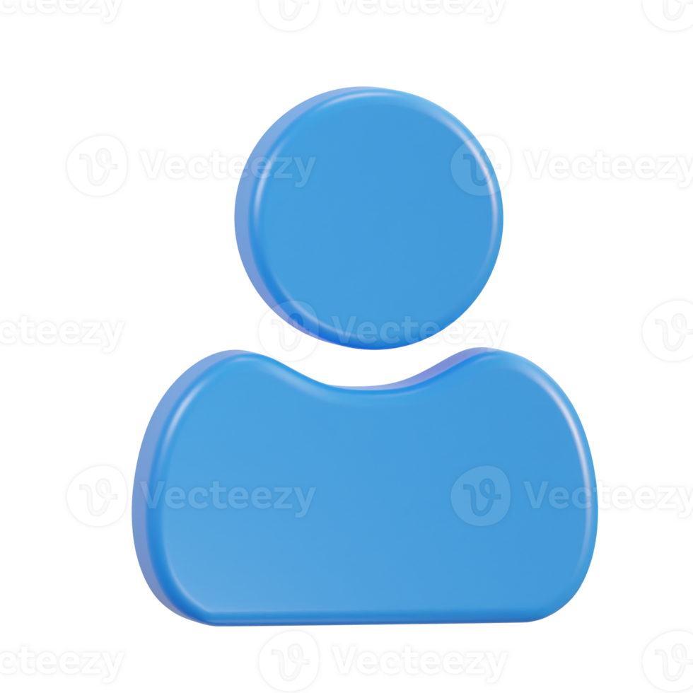 3d user profile icon png