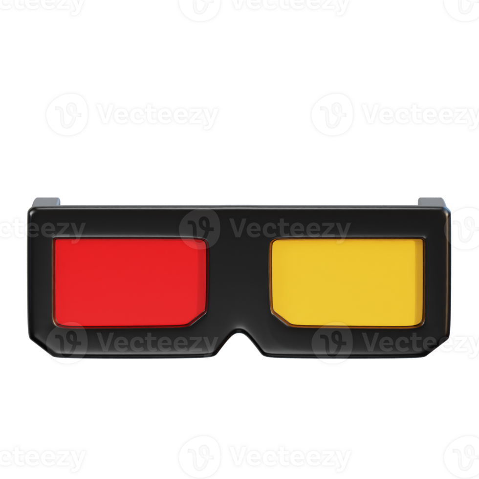 3d anaglyf glasögon, film glas ikon png