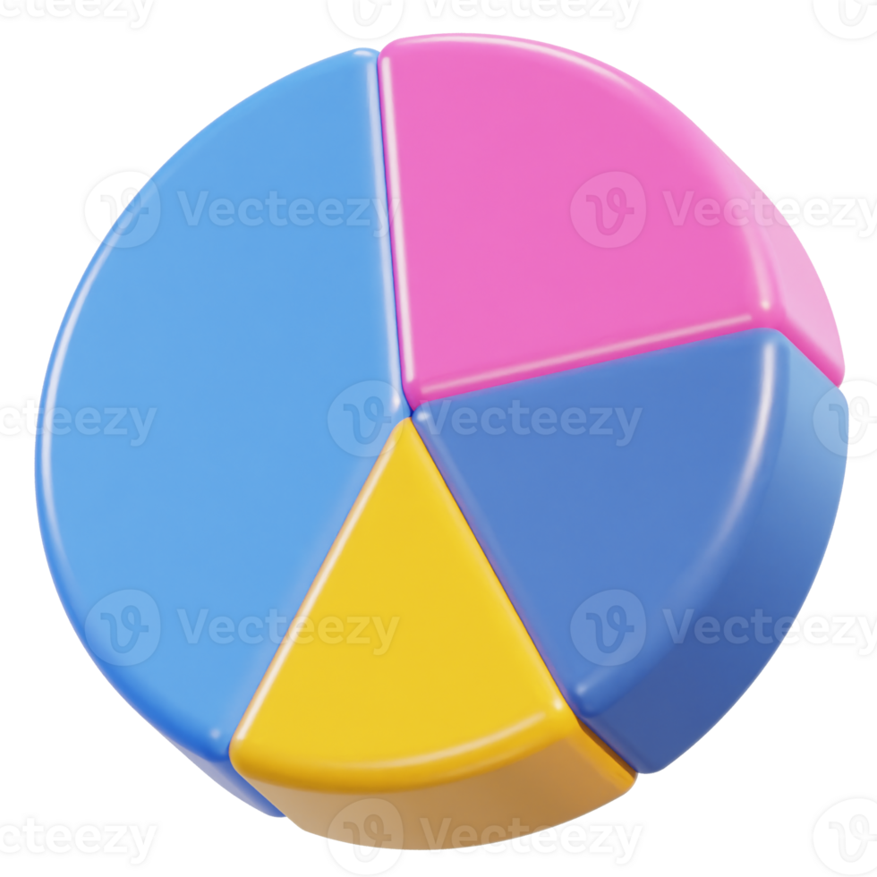 3d pie chart icon png