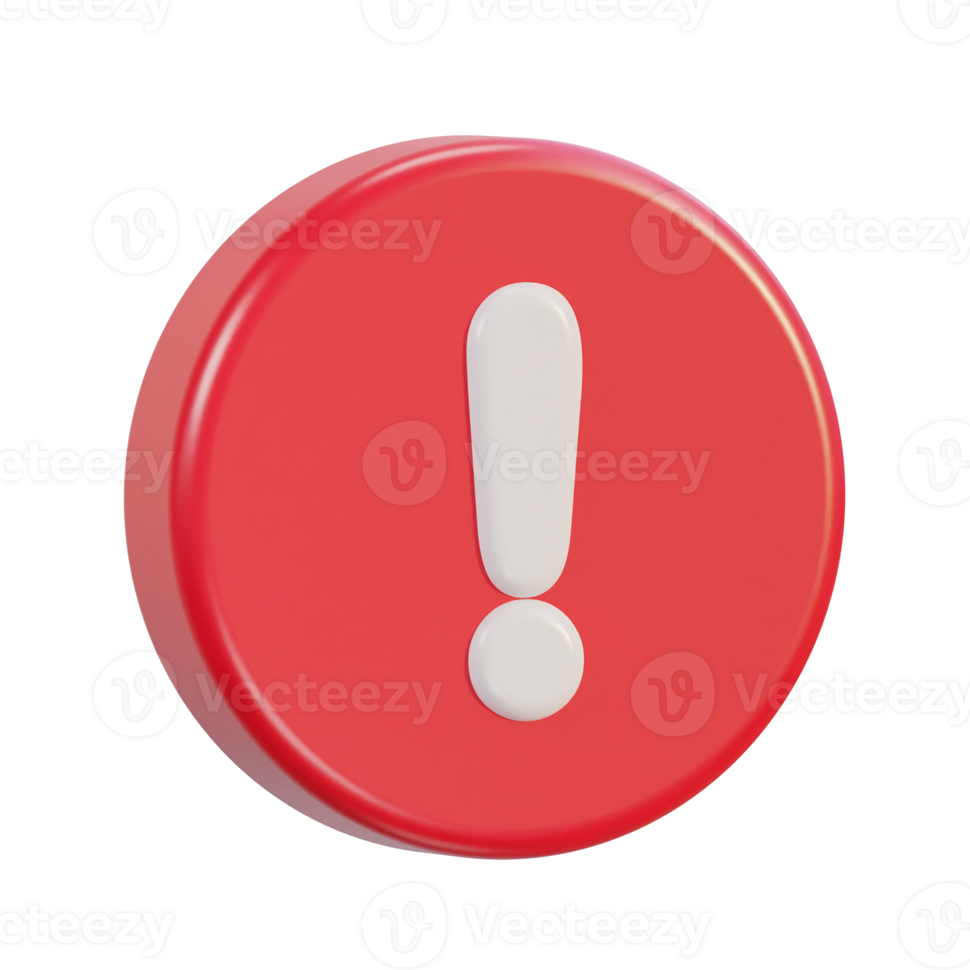 3d warning or danger risk message alert problem icon 28149288 PNG