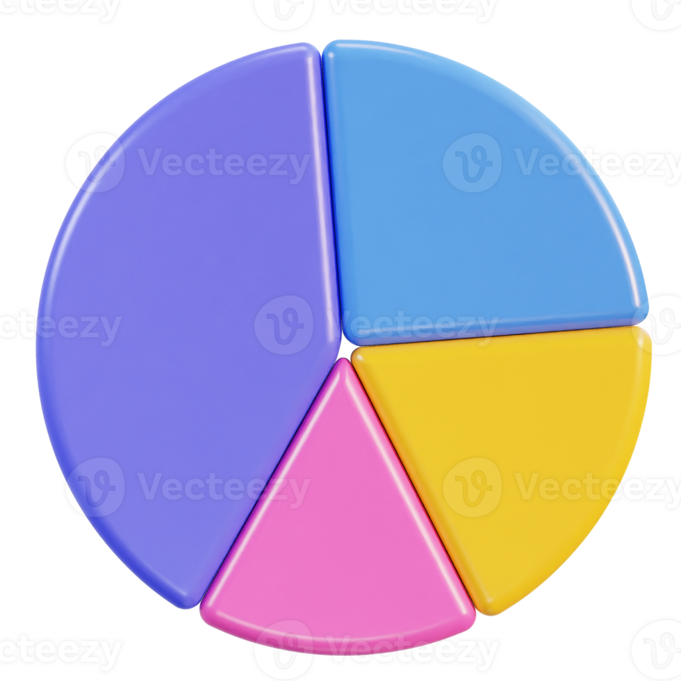 3d pie chart icon png