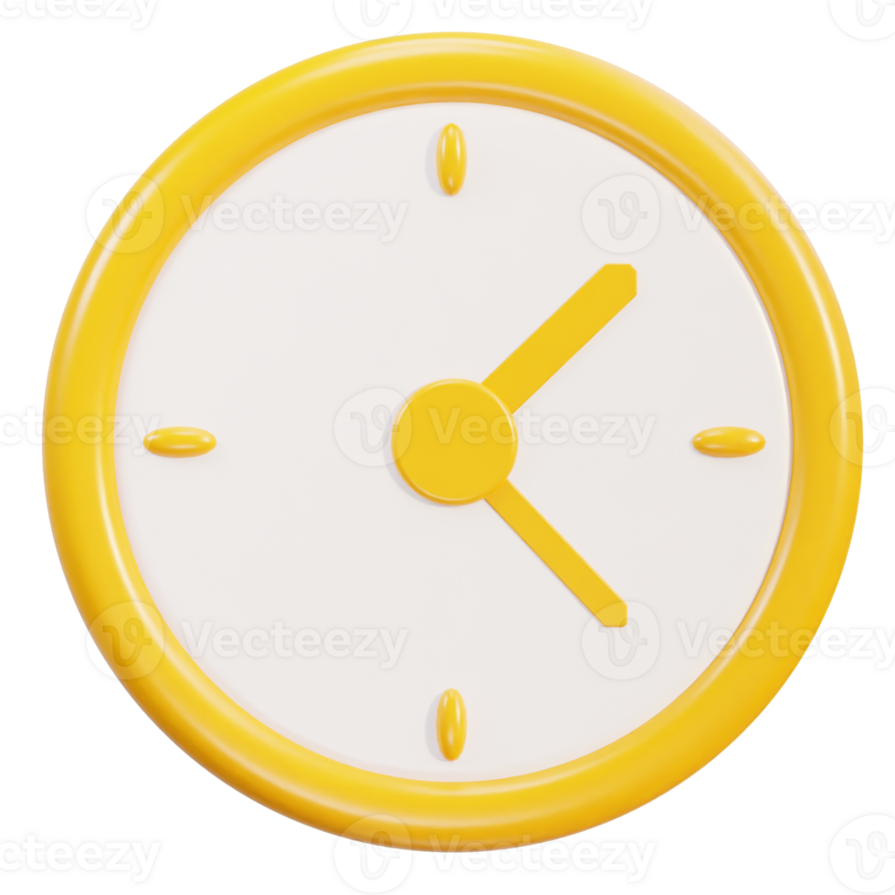 parede volta relógio 3d ícone cronometragem social meios de comunicação contagem regressiva Tempo gestão ícone png