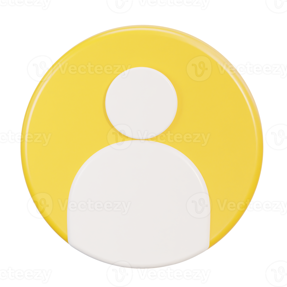 3d user profile icon png