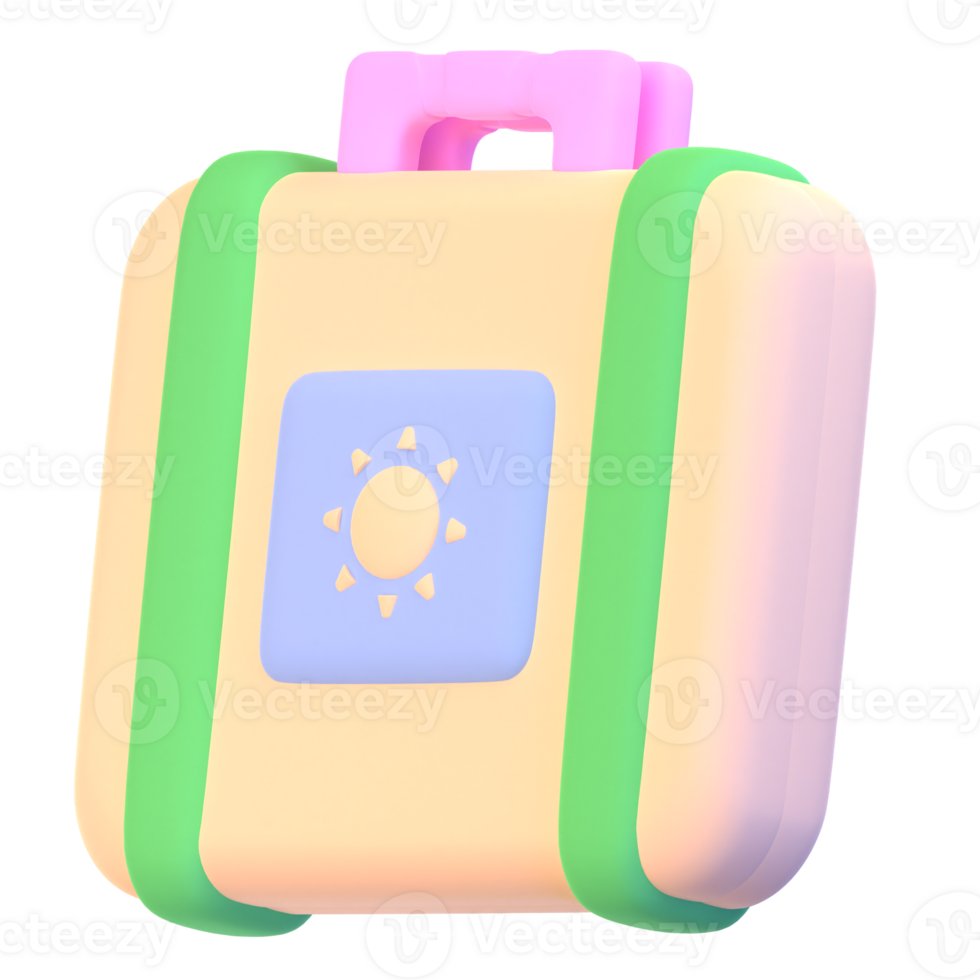 3D renderen icon summer holiday vacation png