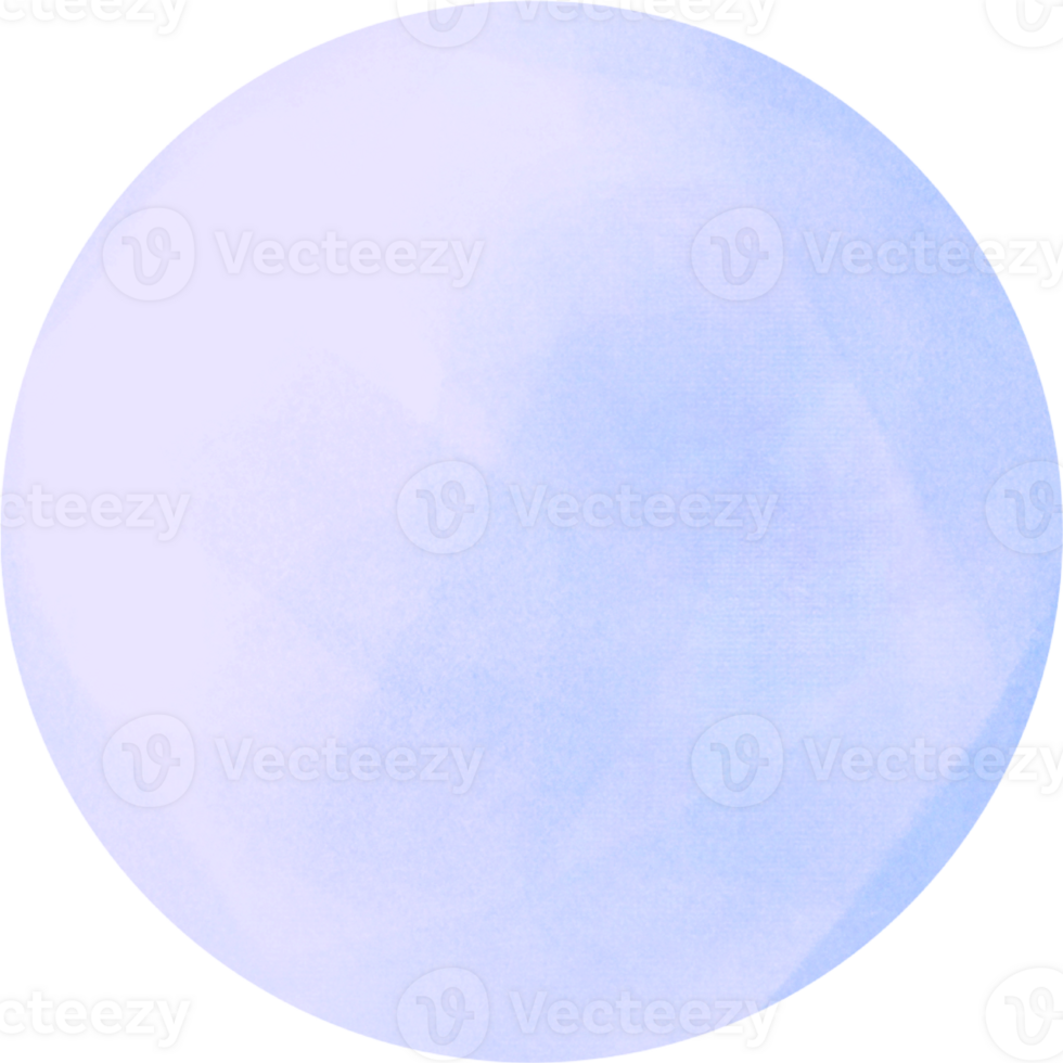 Color watercolor circle png