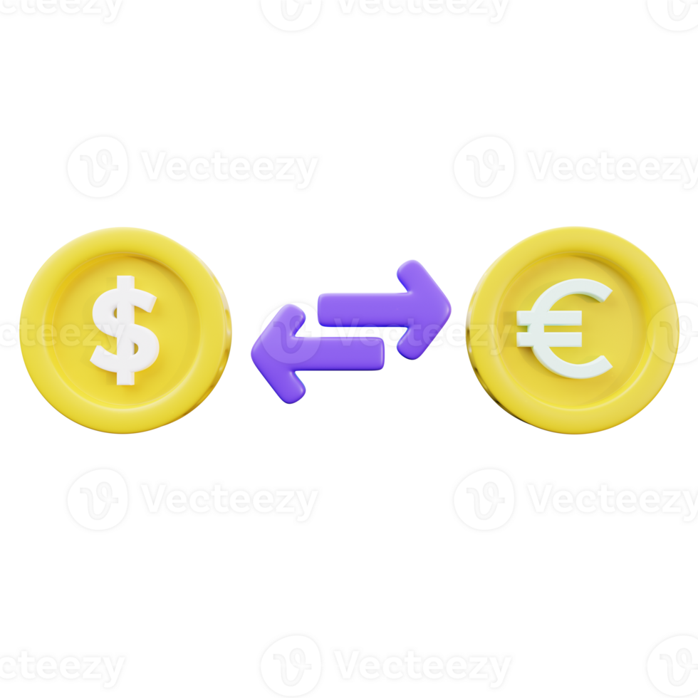 Money Exchange 3D Icon 28149543 PNG money-exchange-3d-icon-28149543-png