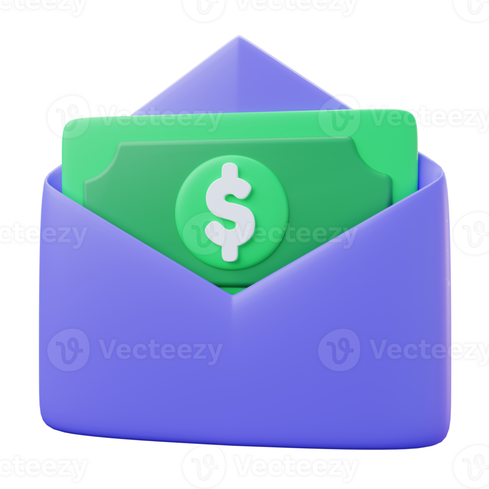Salary 3D Icon png