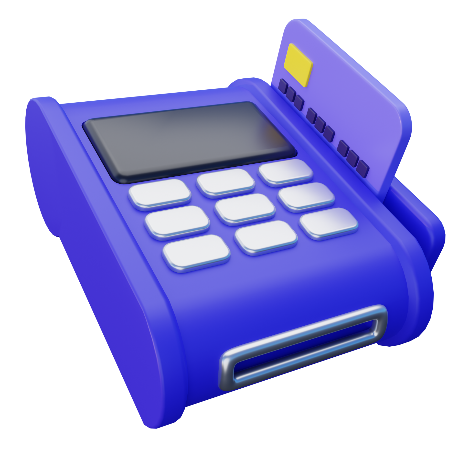 Credit Card Swipe 3D Icon 28149555 PNG