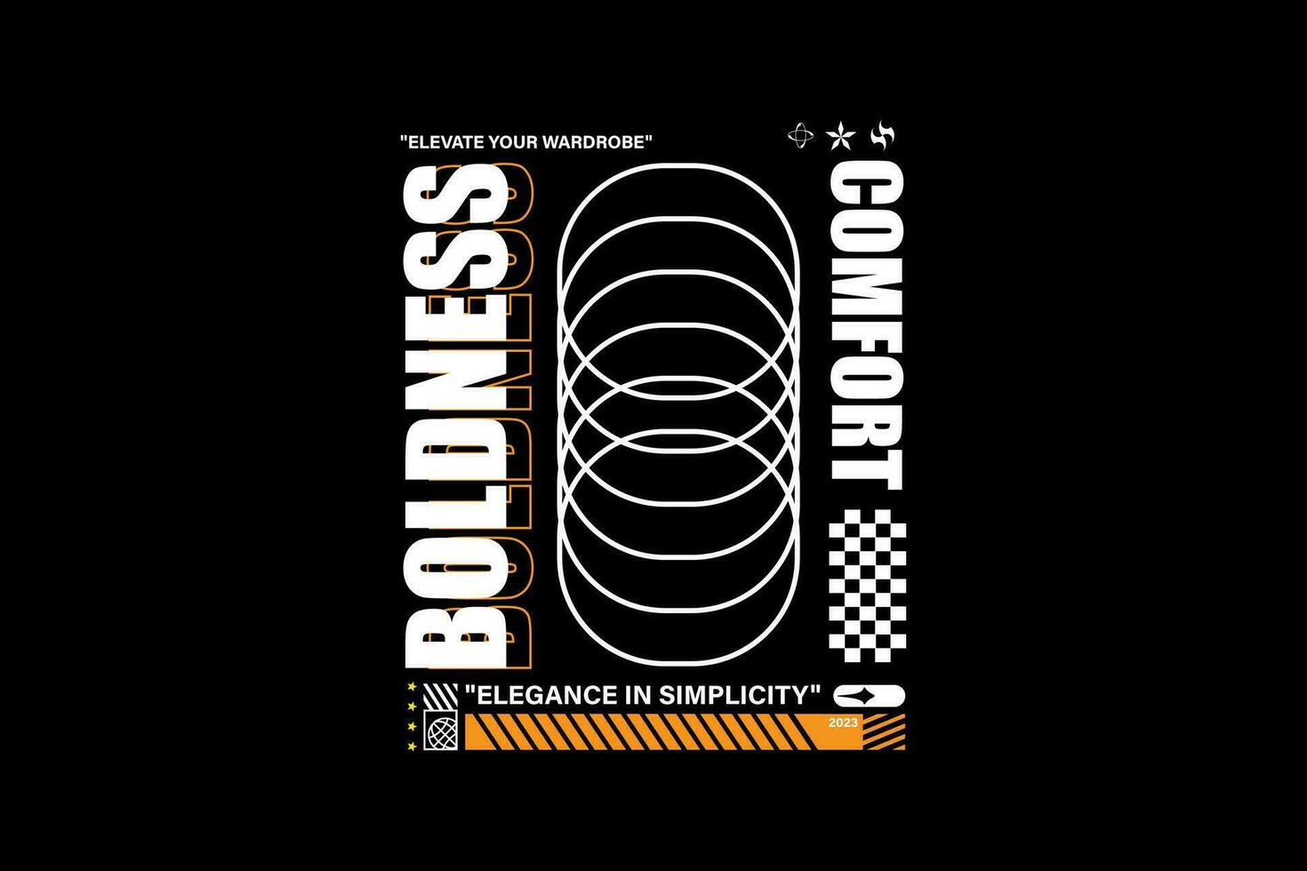 streetwear style concept vector graphic tee design templates ideas