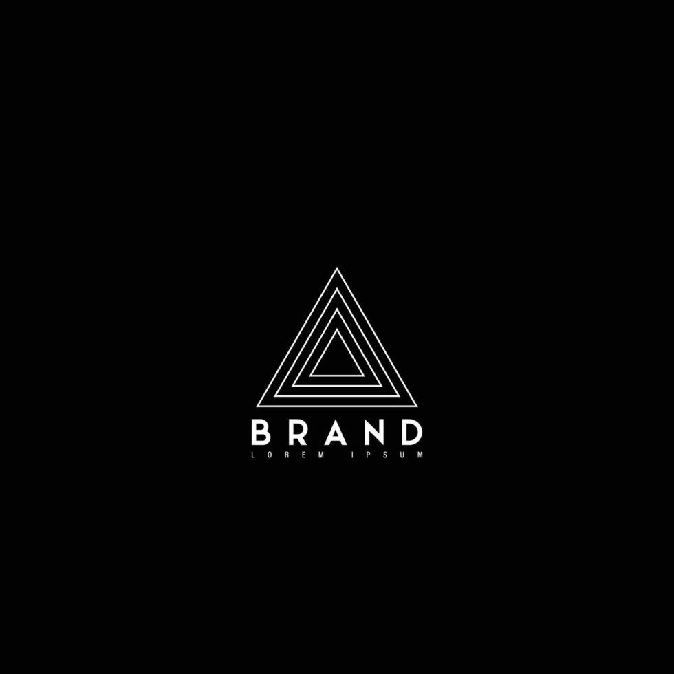 triangel logo brand vector
