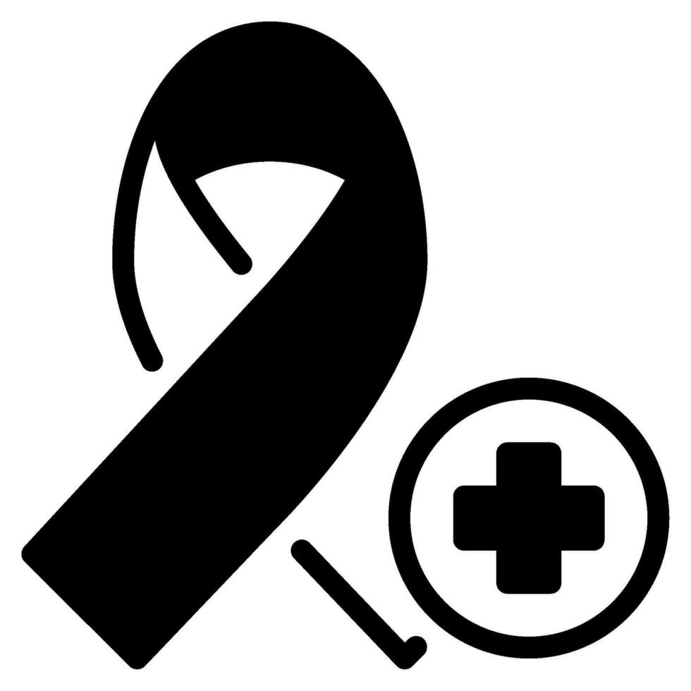 oncología enfermero icono vector