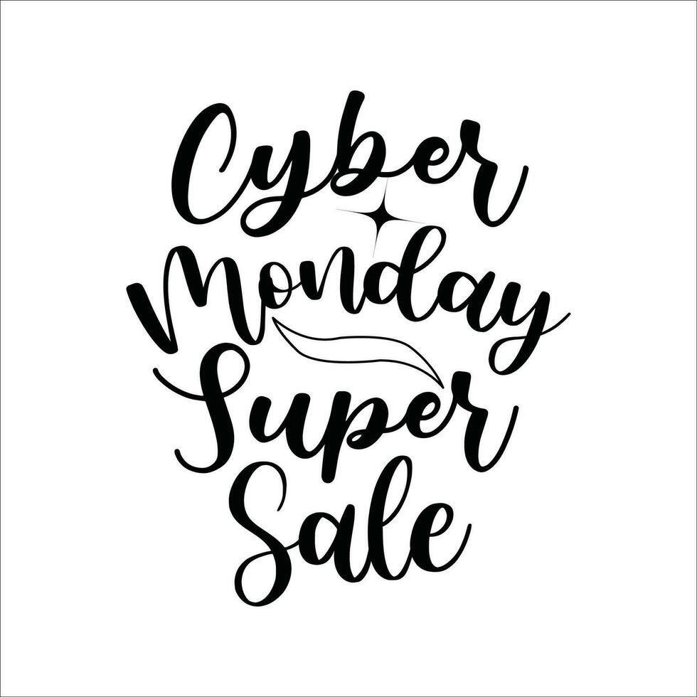 Stylish, fashionable  and awesome black friday  typography  illustrator vector