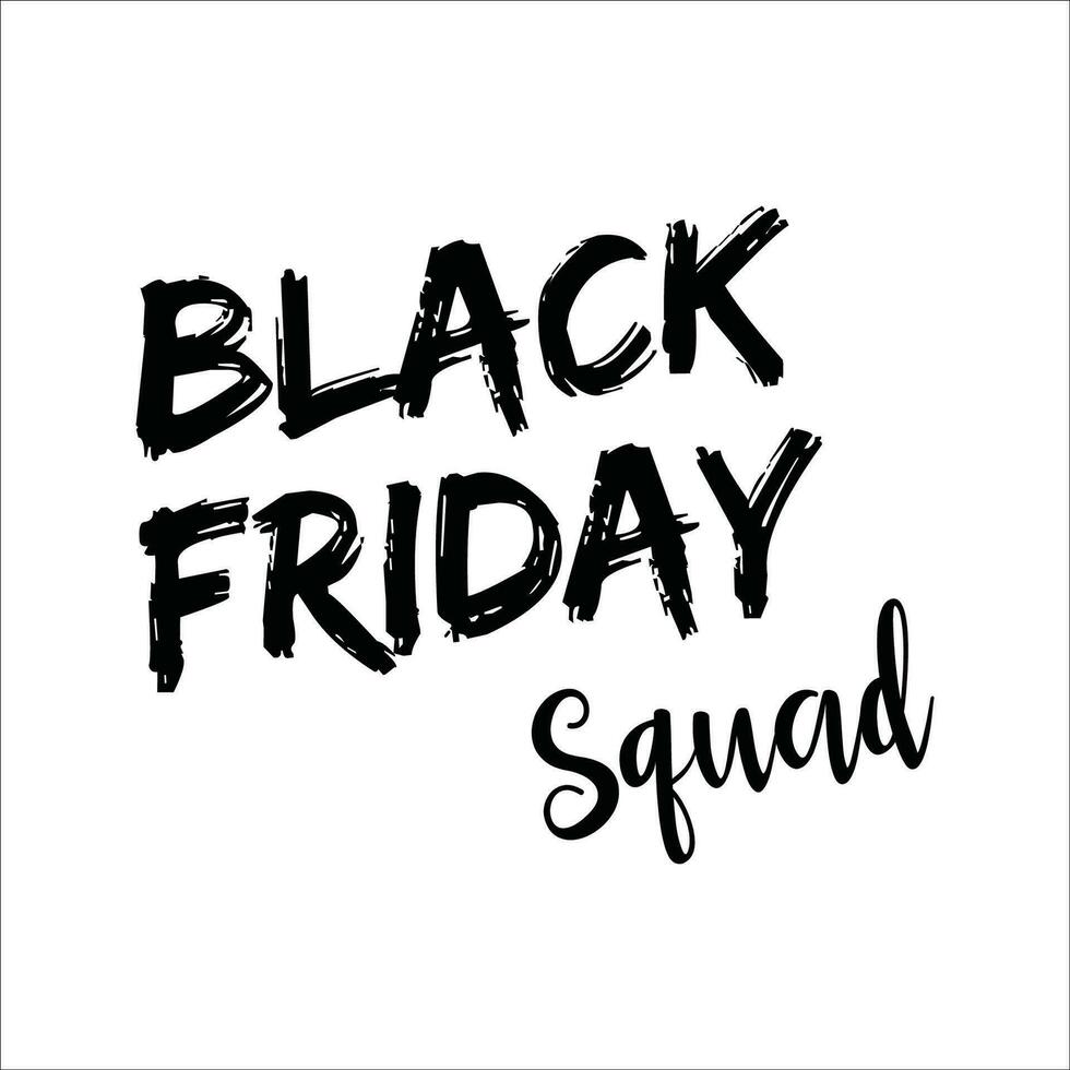 Stylish, fashionable  and awesome black friday  typography  illustrator vector