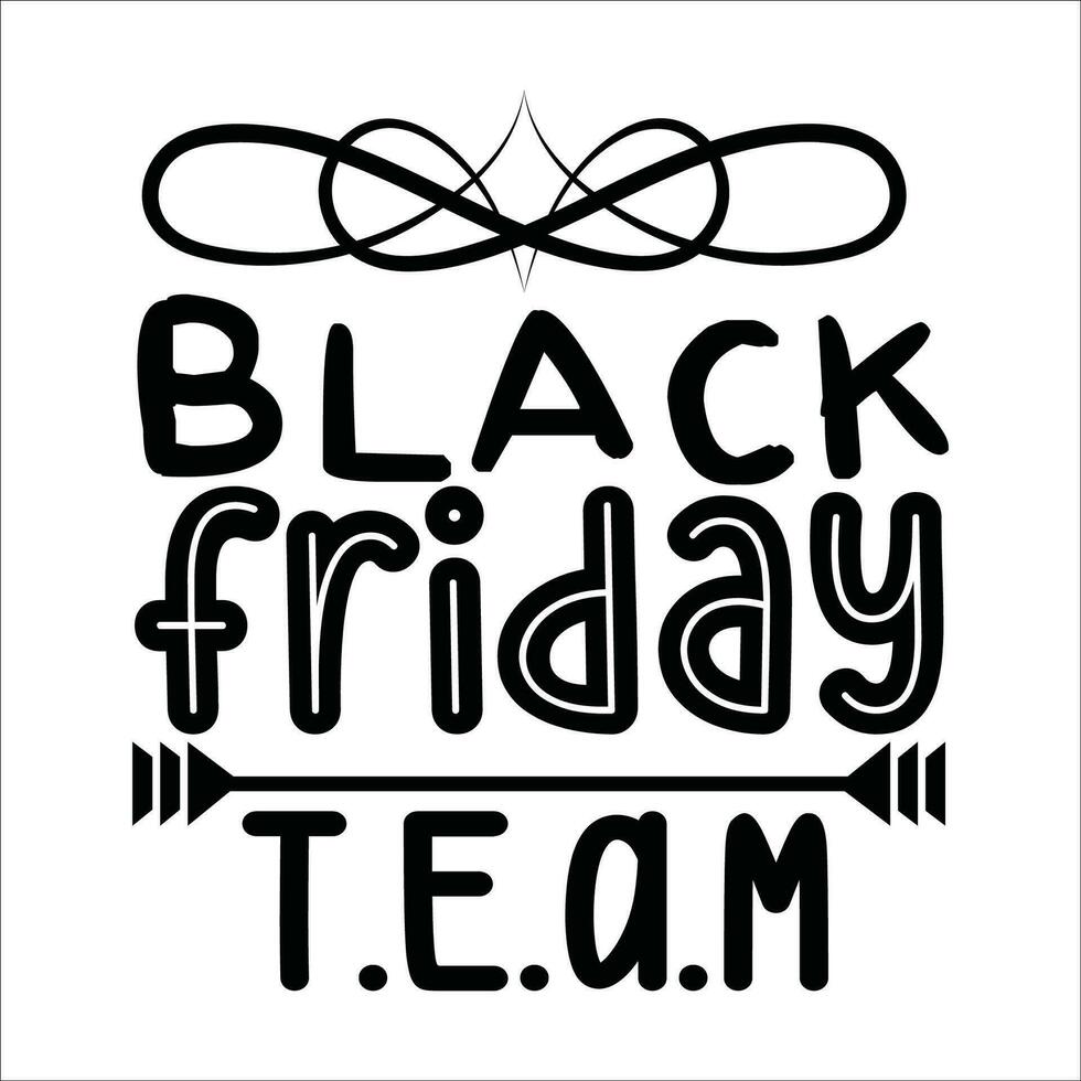 Stylish, fashionable  and awesome black friday  typography  illustrator vector