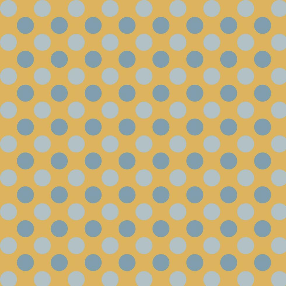simple abstract seamlees neutral sky grey color polka dot pattern on yellow background vector