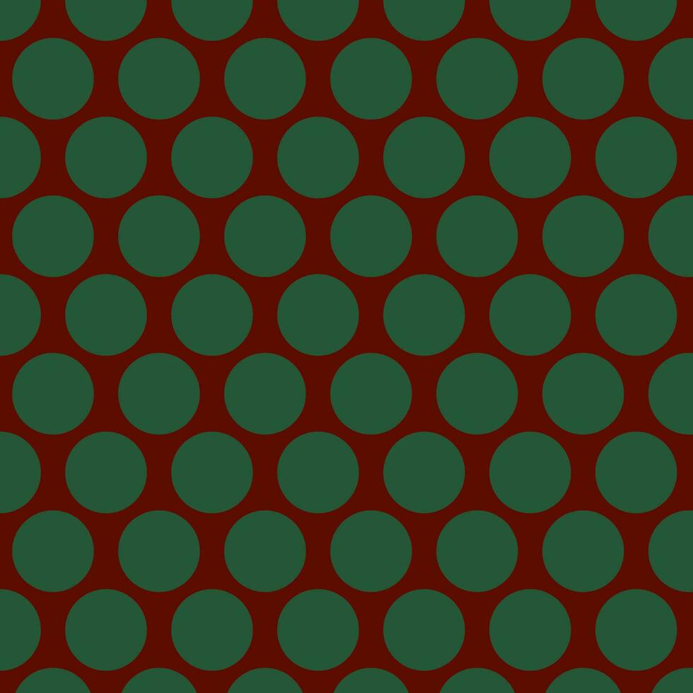 simple abstract seamlees megenta green color polka dot pattern on red wine background vector