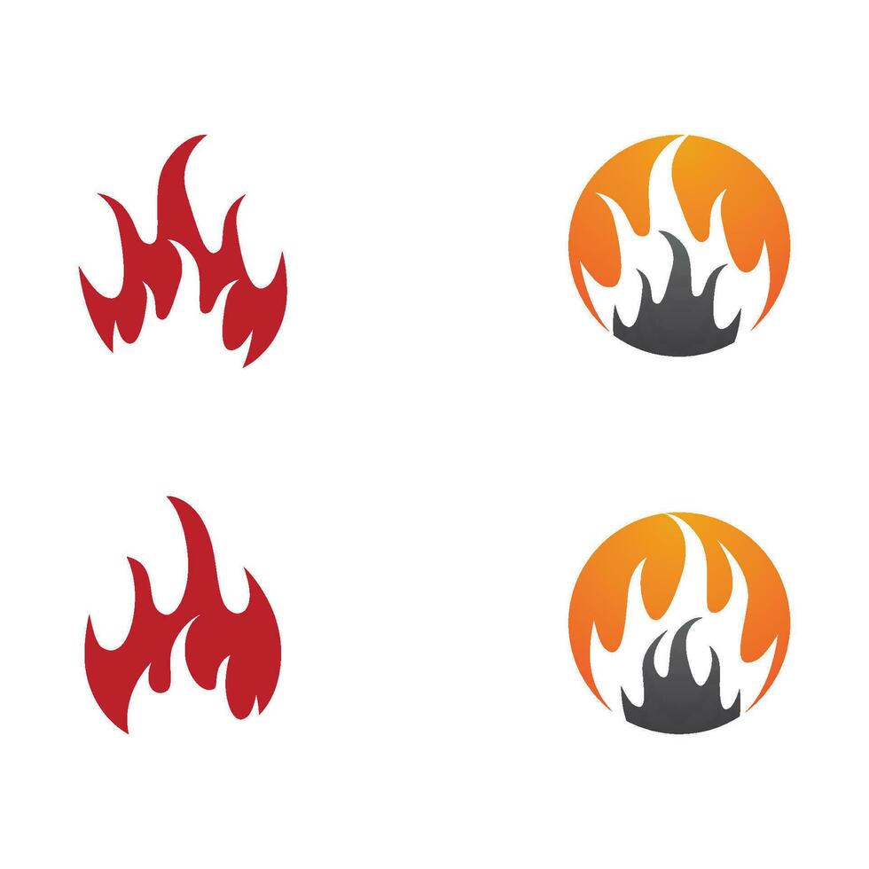 Fire flame vector illustration design