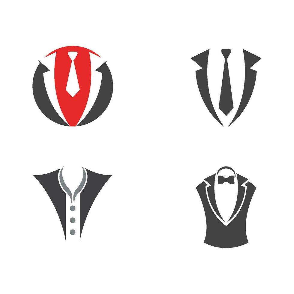 Tuxedo logo design vector