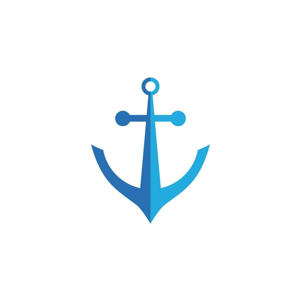 Anchor icon Logo Template vector