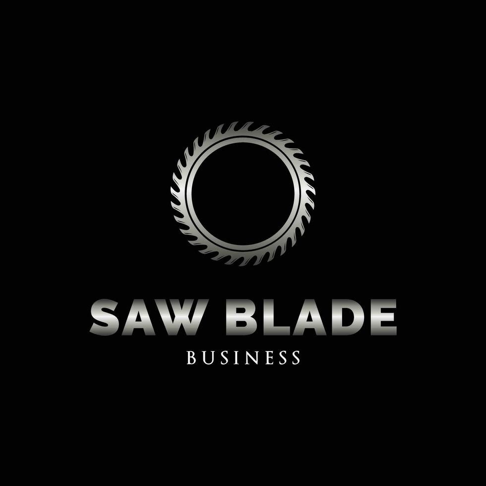 Saw Blade Icon Logo Design Template vector