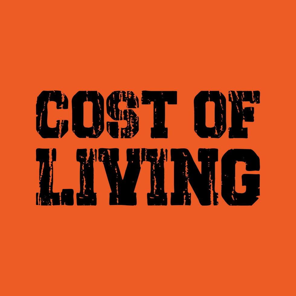 cost of living 28151796 Vector Art at Vecteezy