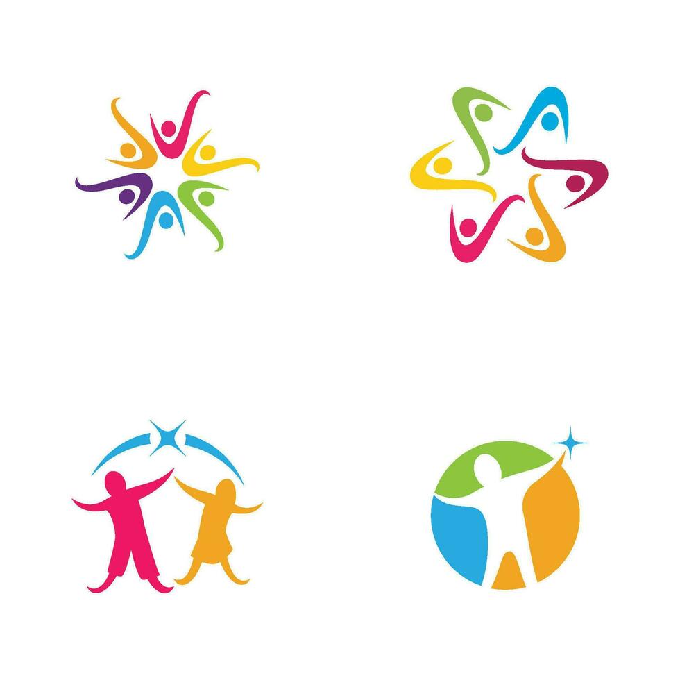 Community, network and social icon vector