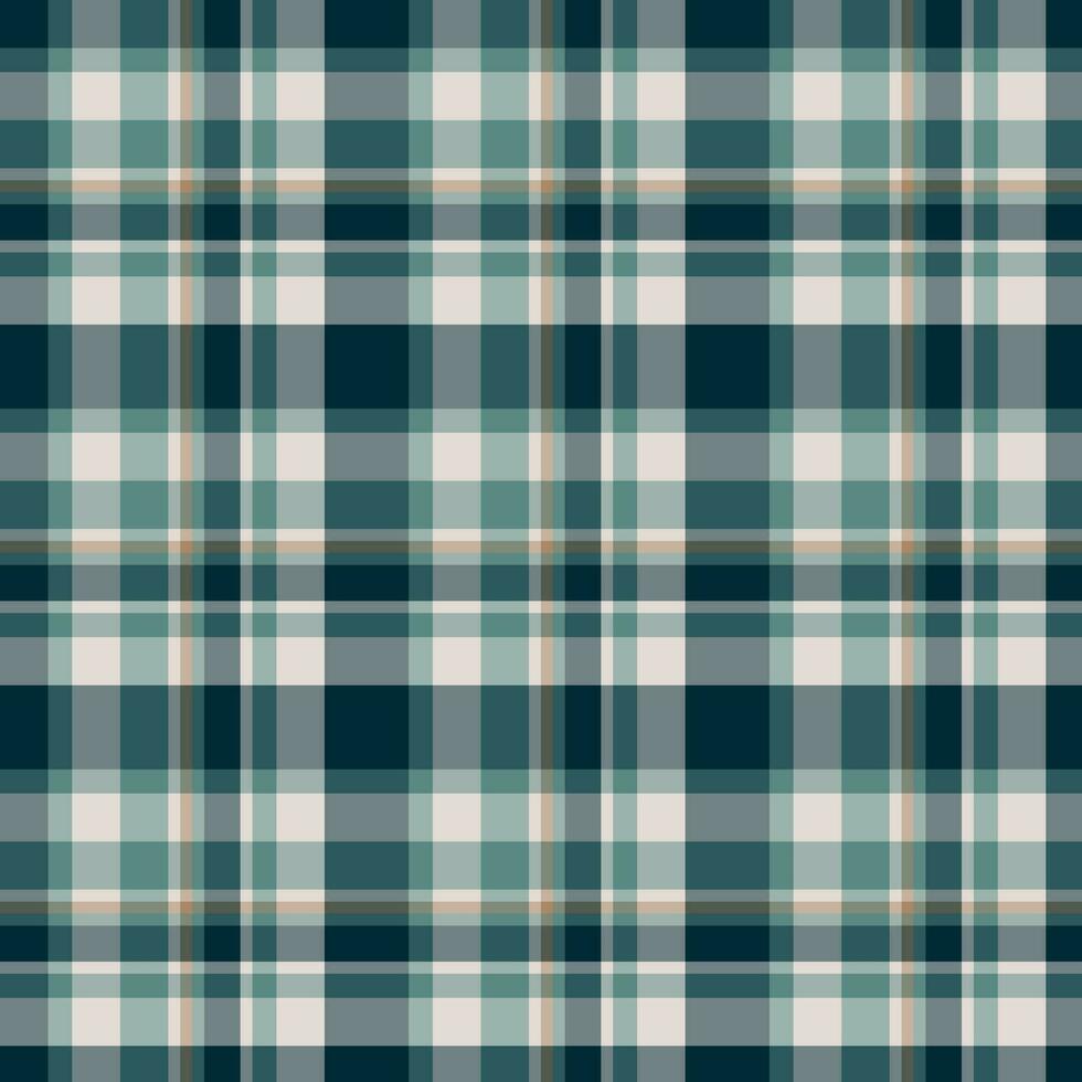 Plaid seamless pattern. Vector background of textile ornament. Flat fabric design.