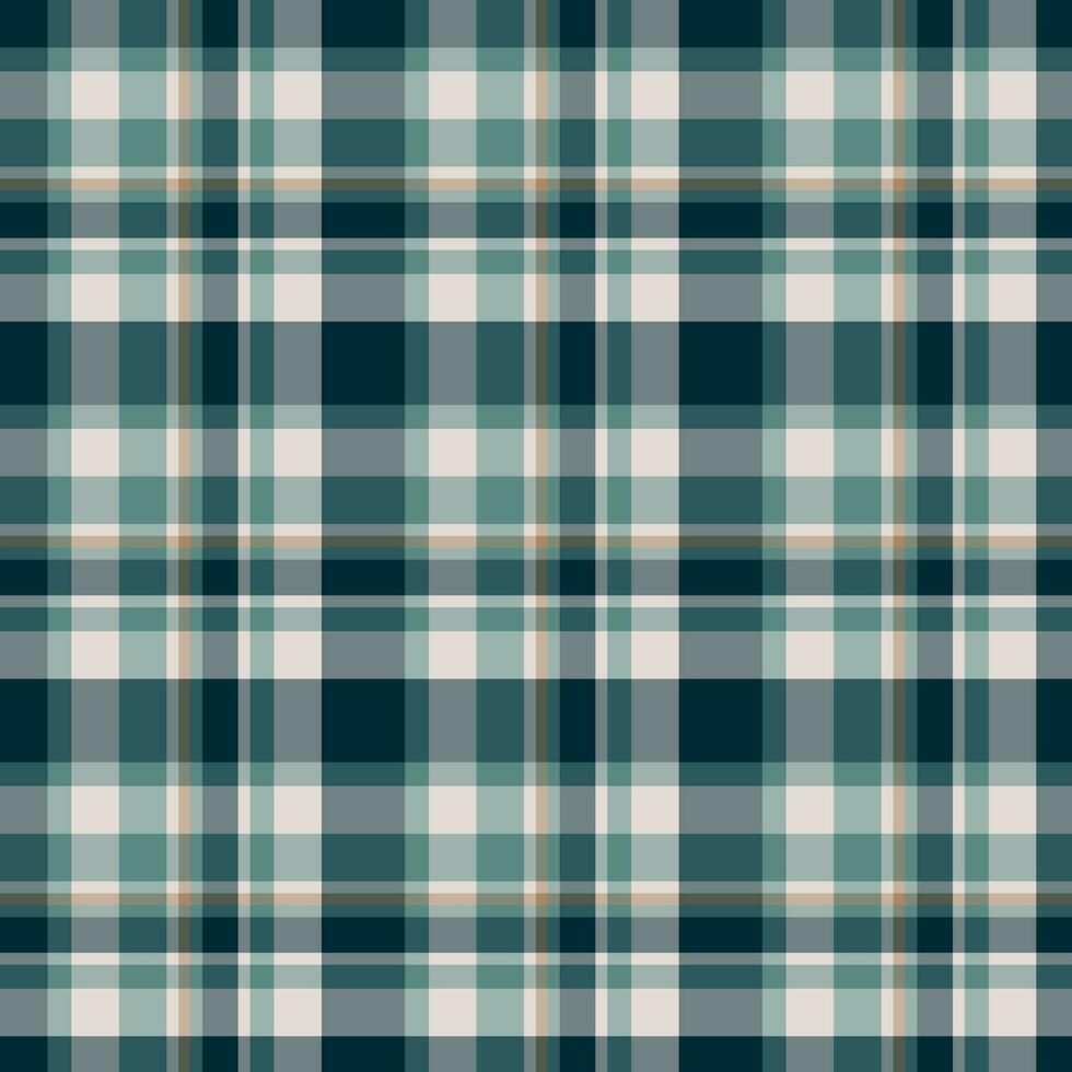 Plaid seamless pattern. Vector background of textile ornament. Flat fabric design.