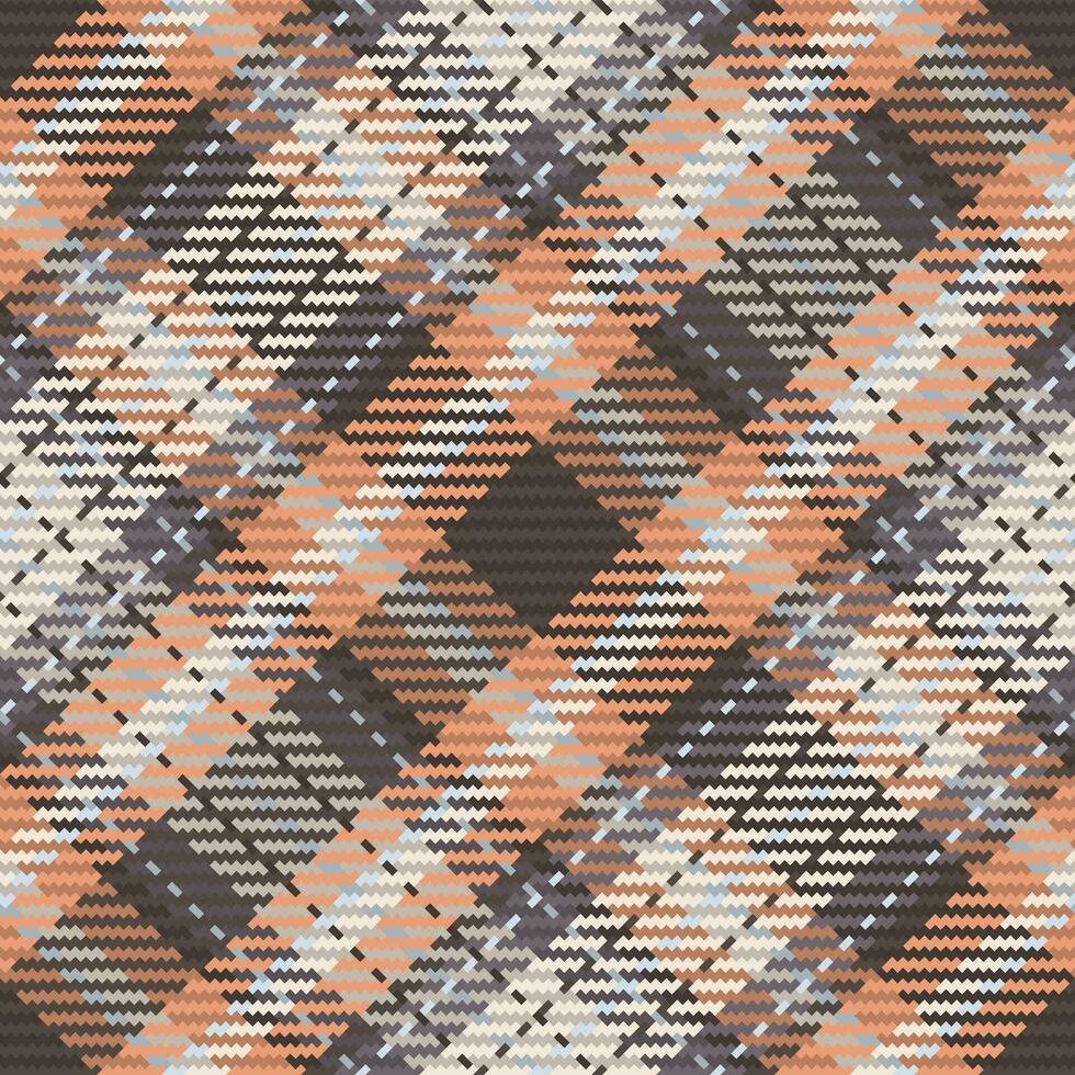 Seamless pattern of scottish tartan plaid. Repeatable background with check fabric texture. Vector backdrop striped textile print.