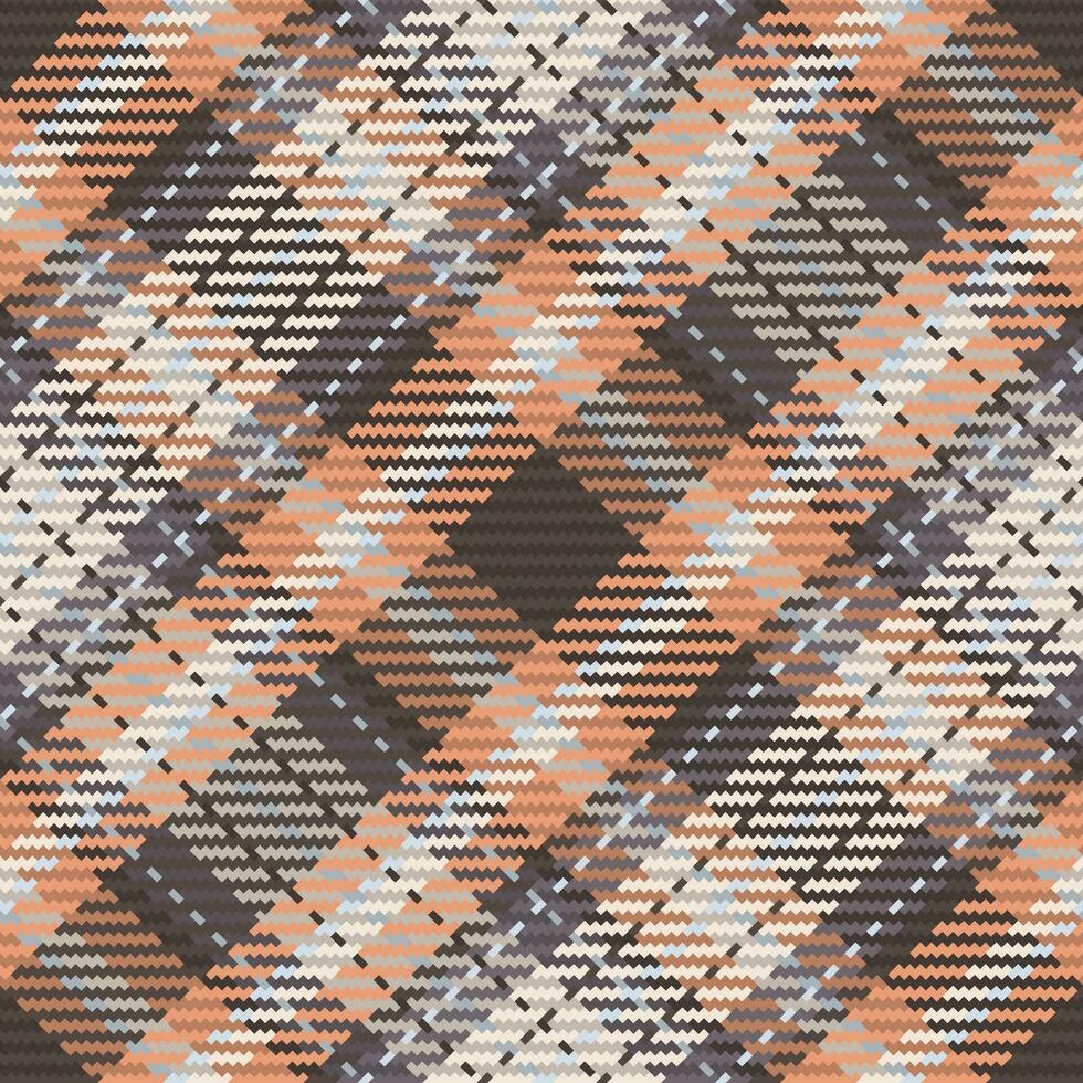 Seamless pattern of scottish tartan plaid. Repeatable background with check fabric texture. Vector backdrop striped textile print.