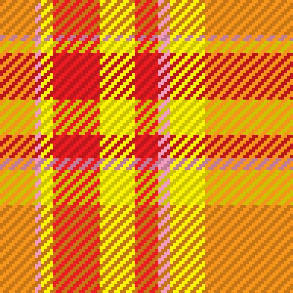Seamless pattern of scottish tartan plaid. Repeatable background with check fabric texture. Vector backdrop striped textile print.