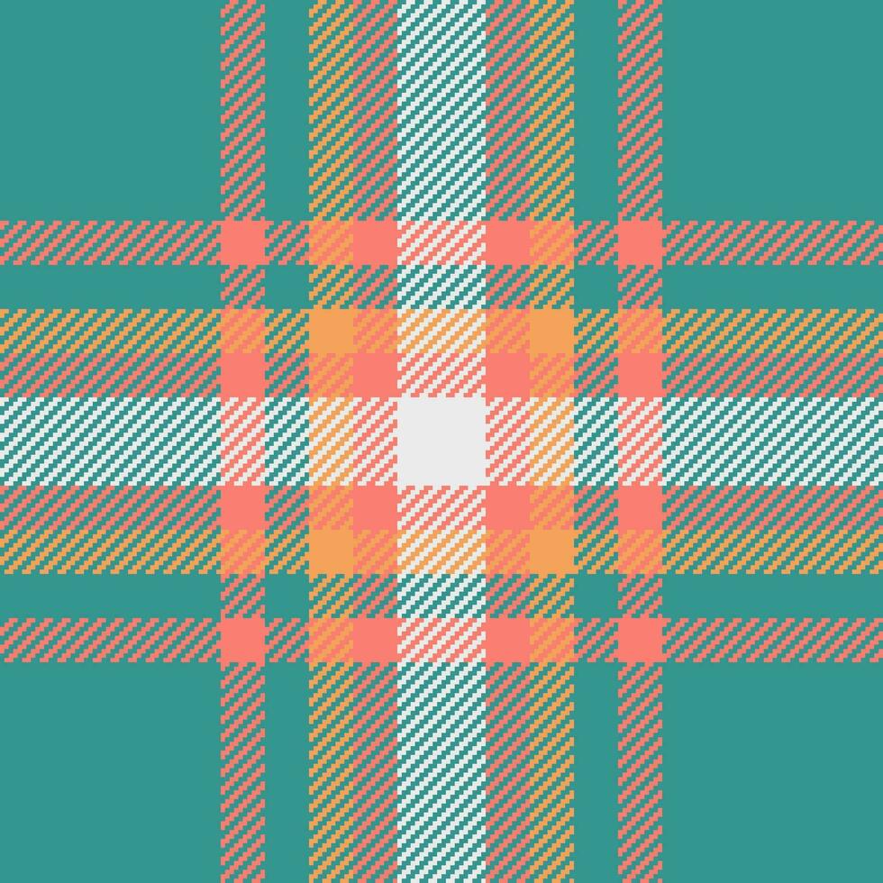 Plaid check textile of background seamless tartan with a vector texture pattern fabric.