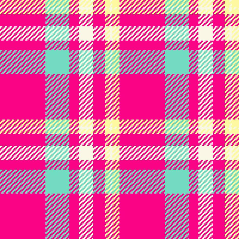 Texture fabric background of vector check pattern with a textile plaid seamless tartan.