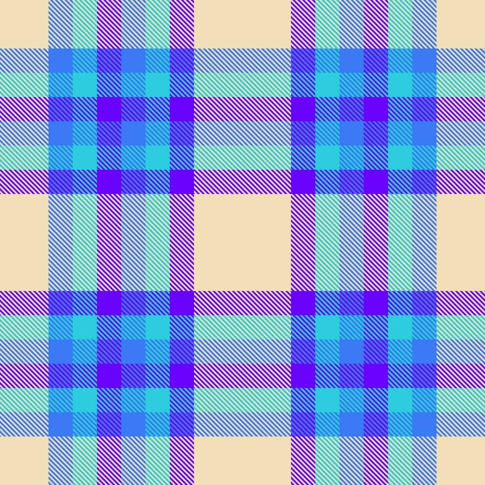 Fabric pattern seamless of textile background plaid with a check vector texture tartan.