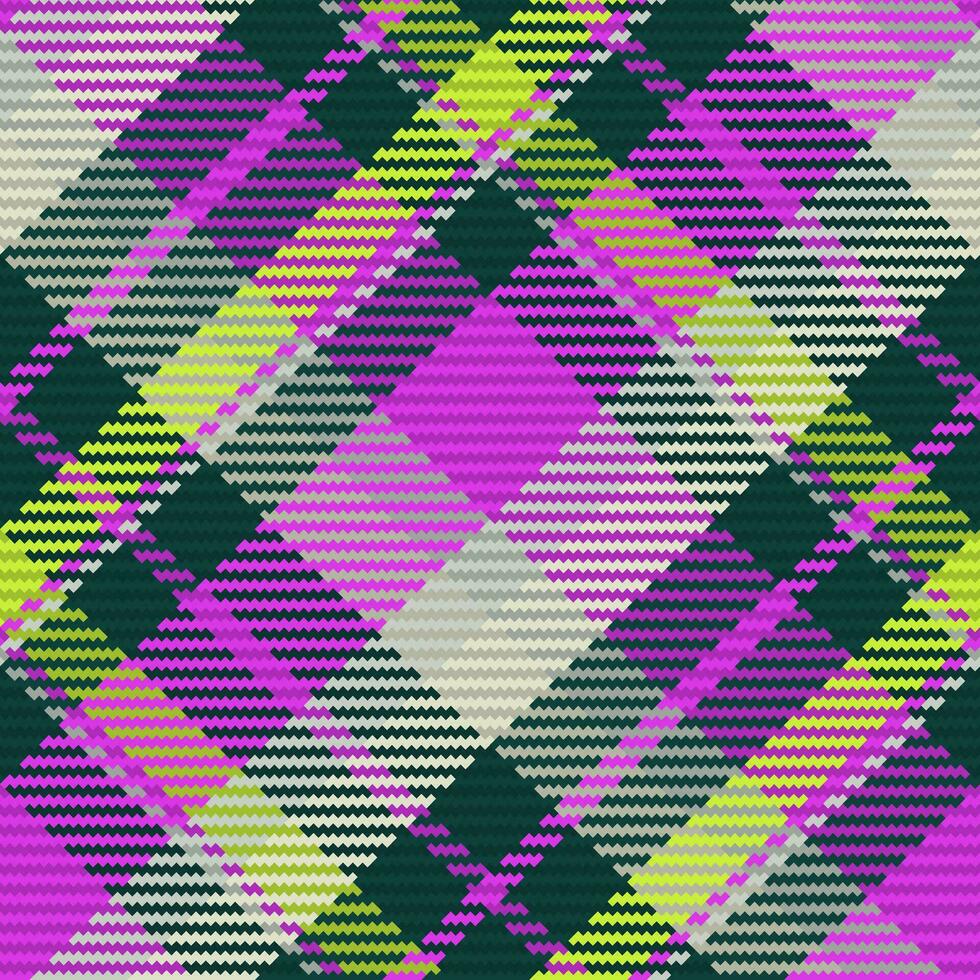 Seamless pattern of scottish tartan plaid. Repeatable background with check fabric texture. Vector backdrop striped textile print.