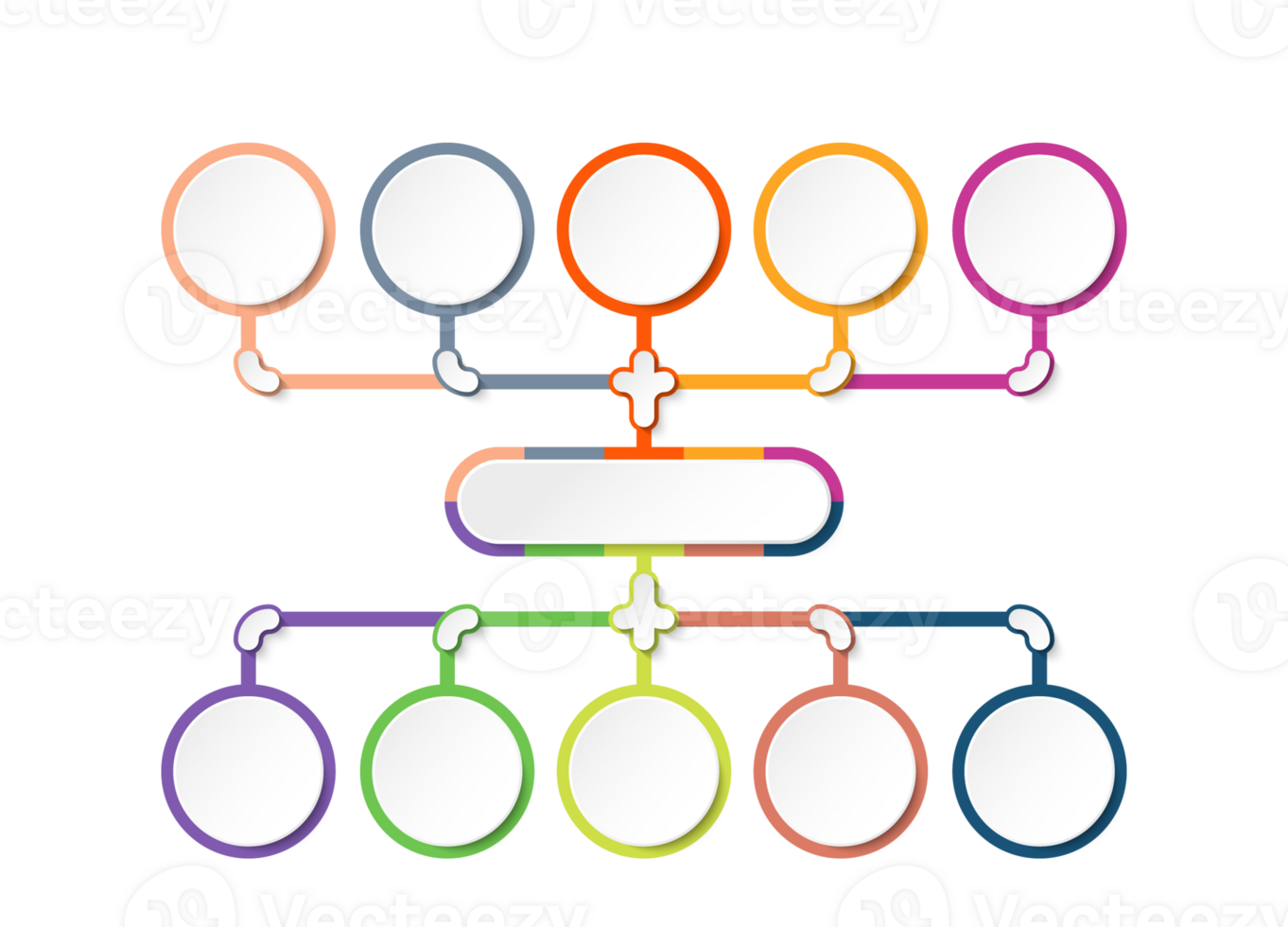 Infographic process design 10 options or steps. png