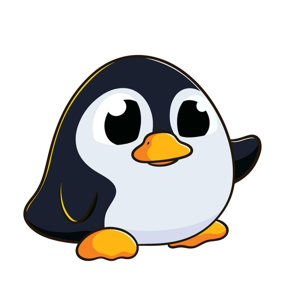 cartoon pinguin illustraton vector