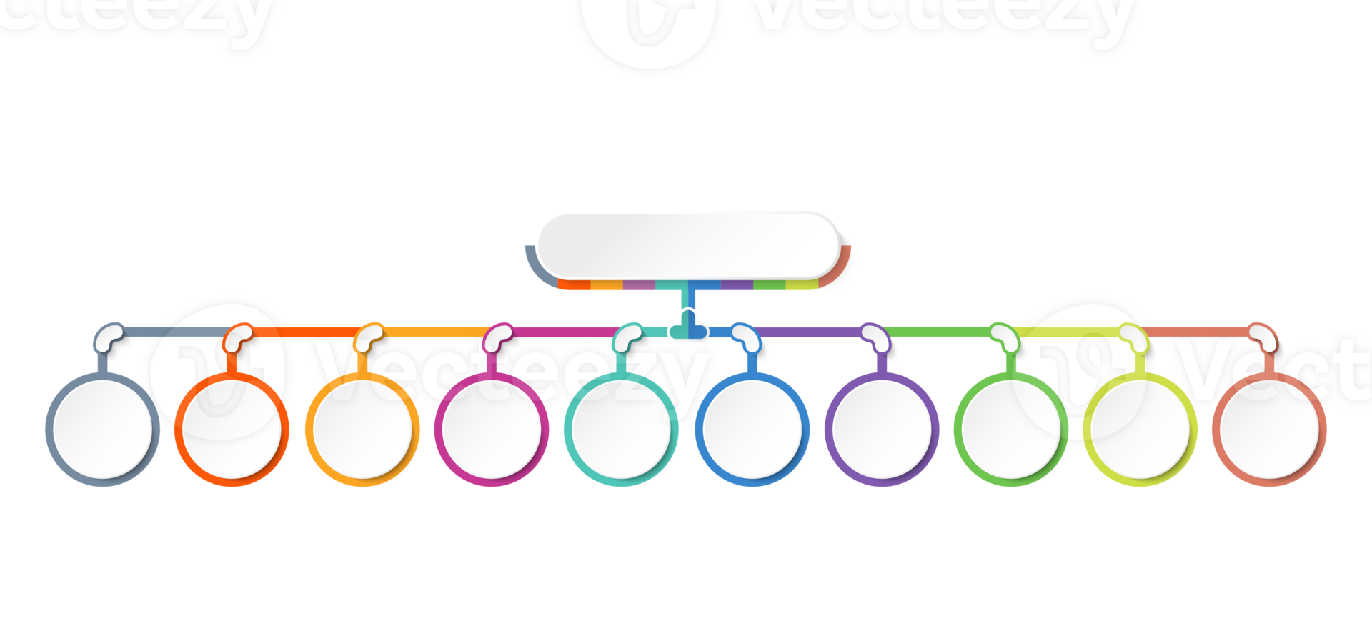 Infographic process design 10 options or steps. png