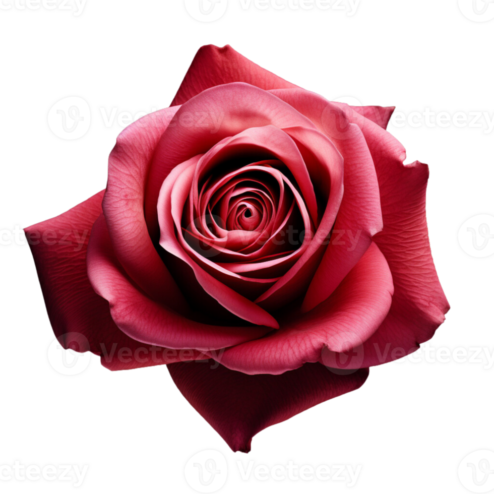 ai généré Rose fleur agrafe art ensemble rouge, jaune, blanc macro coup avec transparent Contexte pour la Saint-Valentin journée png