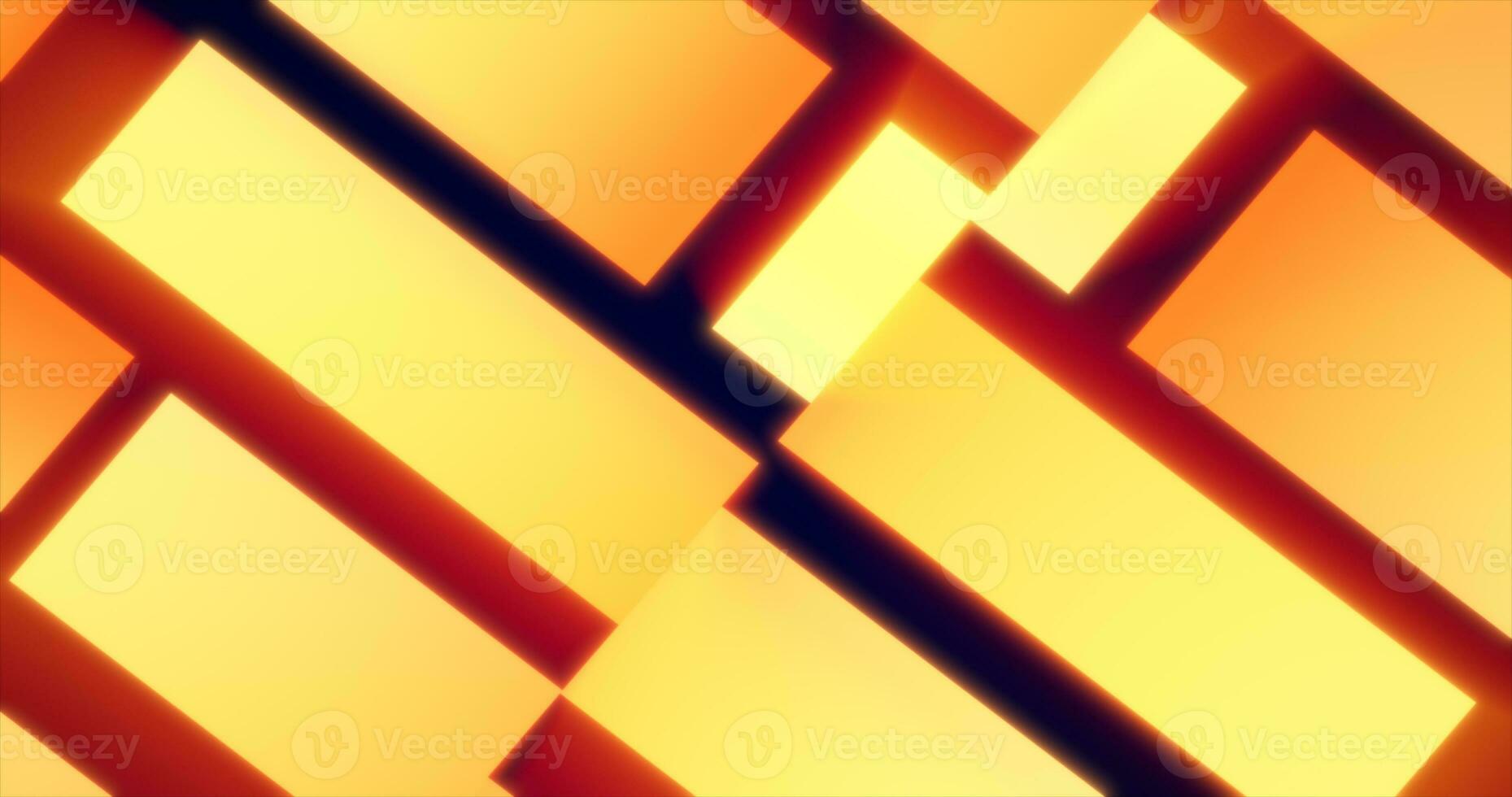 Yellow patterns futuristic energy glowing from rectangles and squares background photo