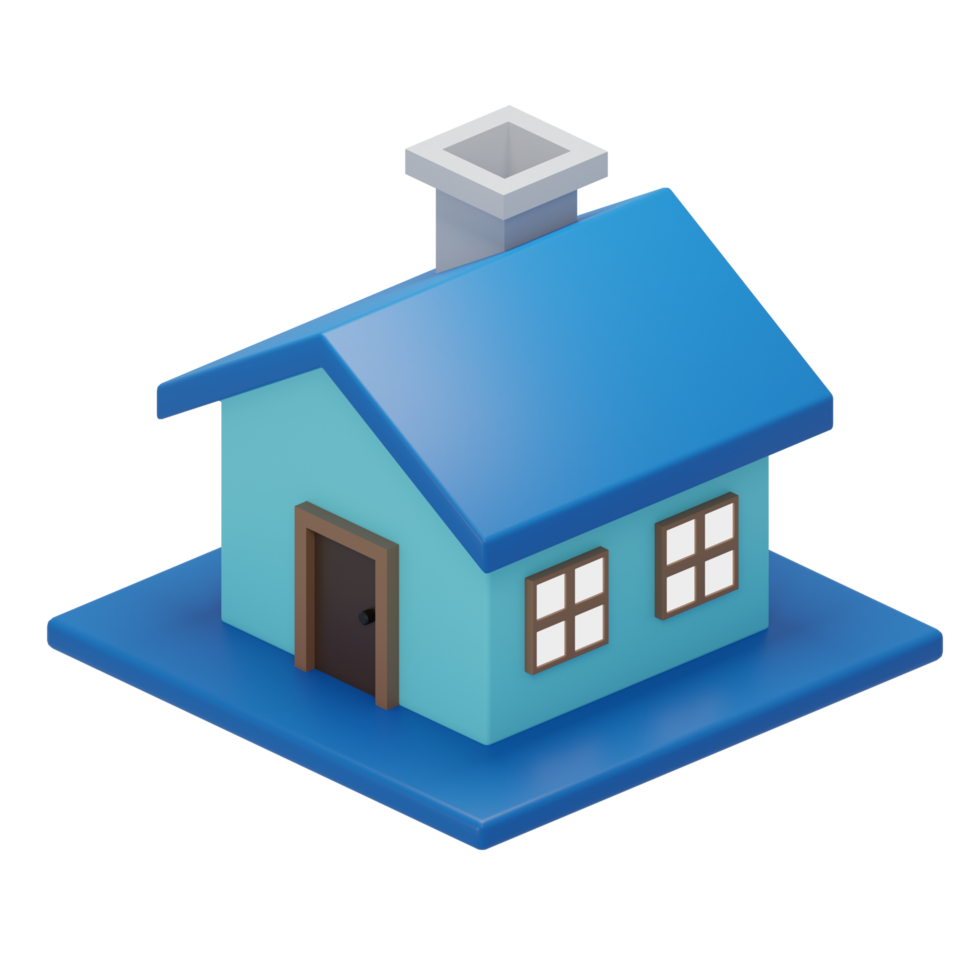 3D House Isometric png