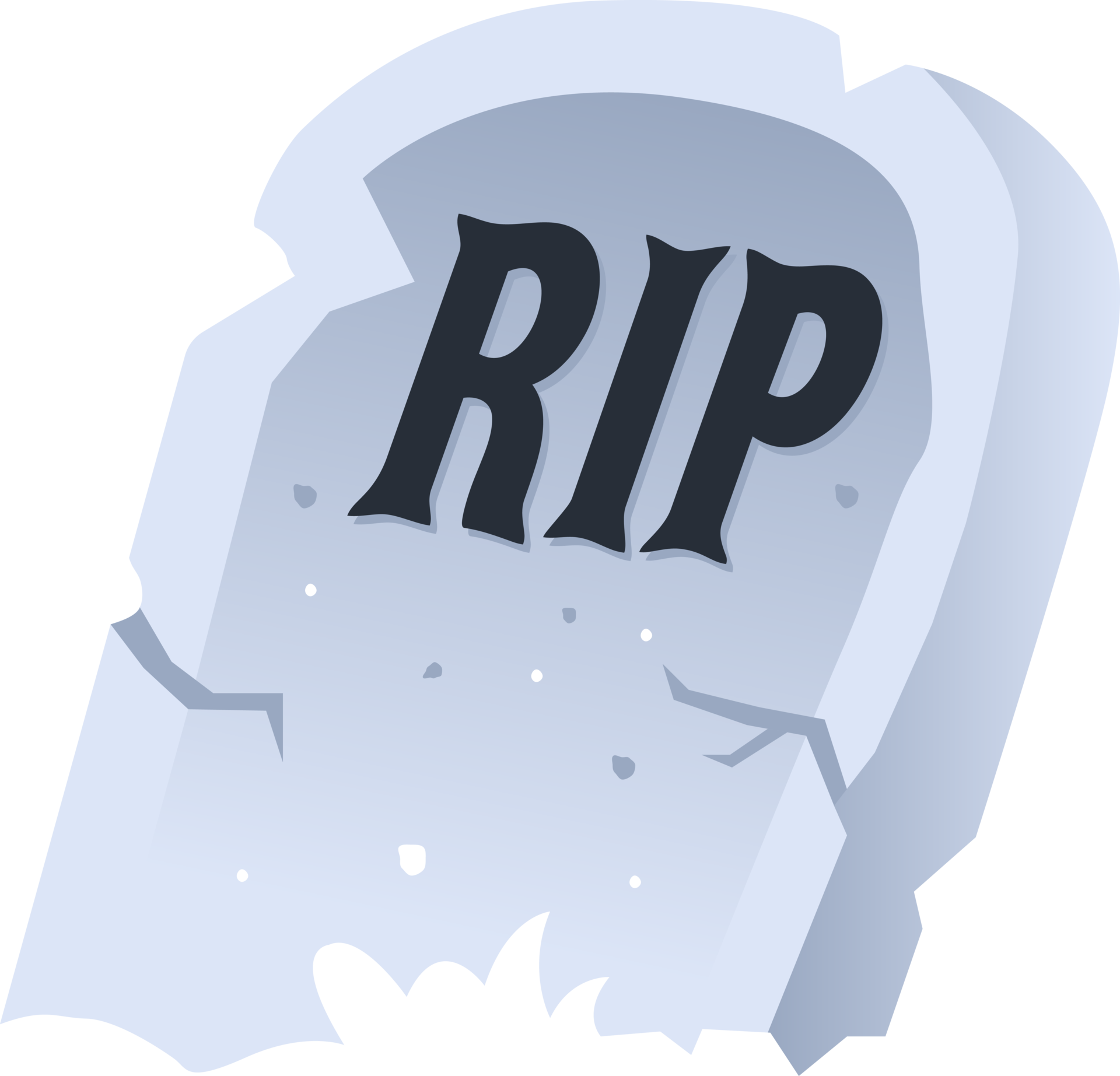 Free: Related Gravestone Clipart Transparent - Rip Tombstone Png 