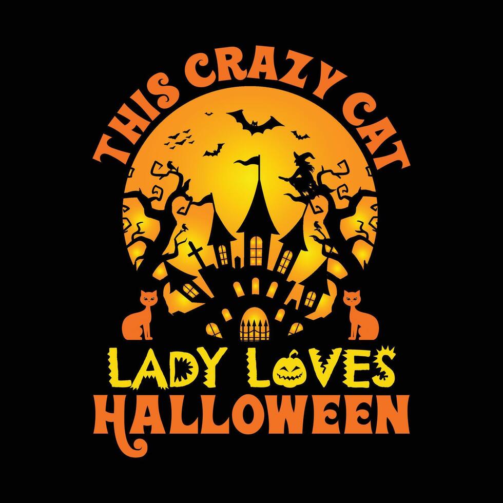 Halloween T shirt Design vector